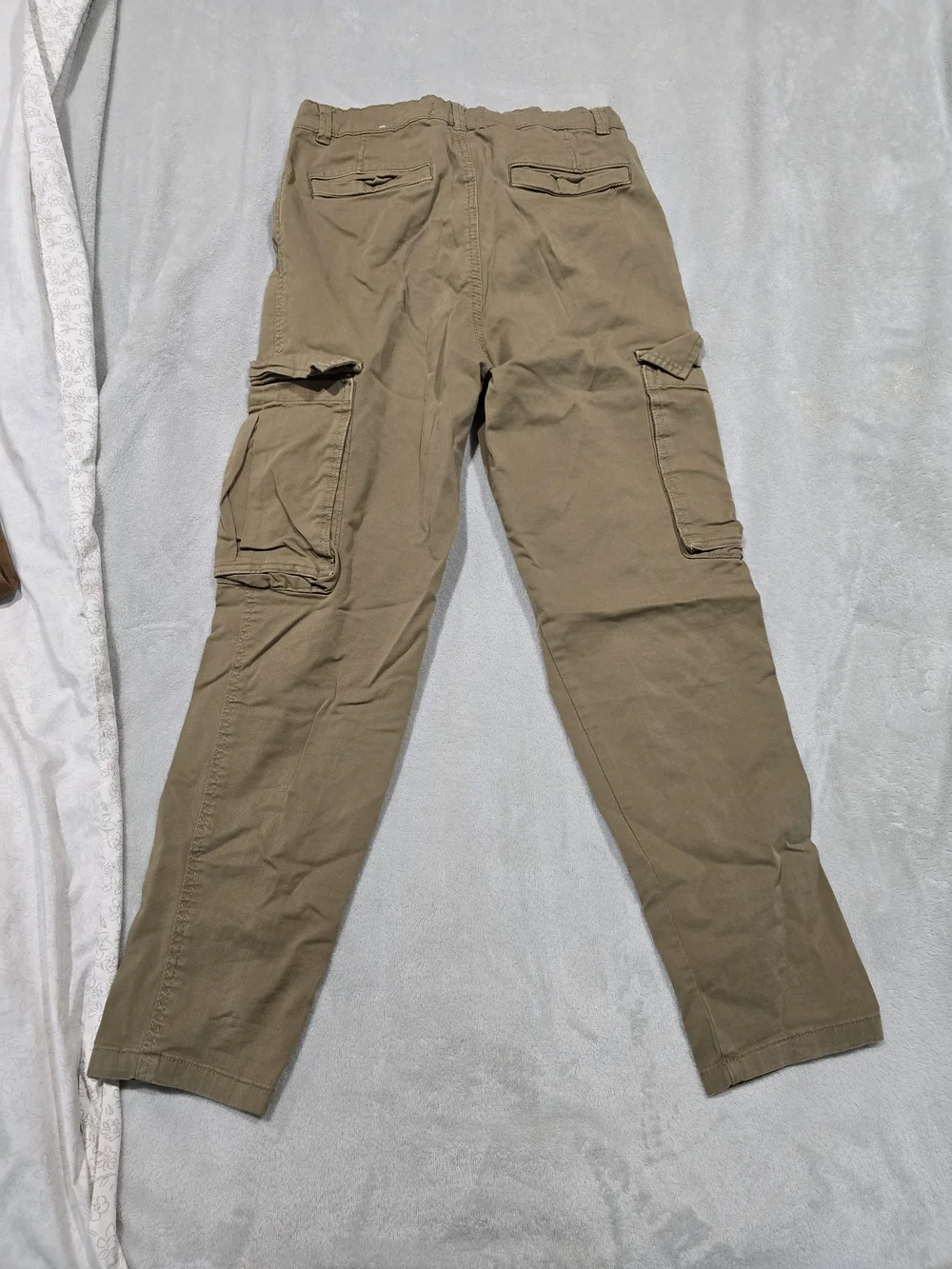 Zara Kids Cargo Trousers in Khaki and Rust